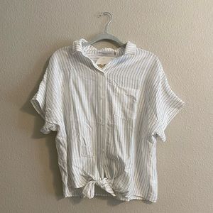 Stripped Button Up Shirt